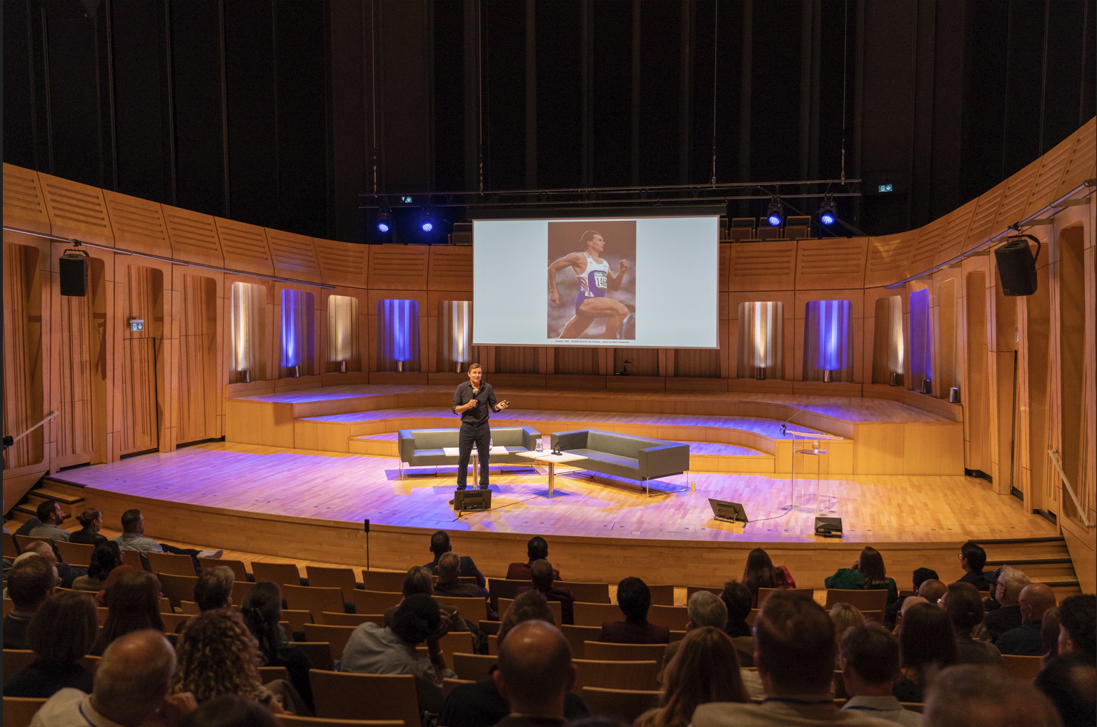 Riger Black Presenting
