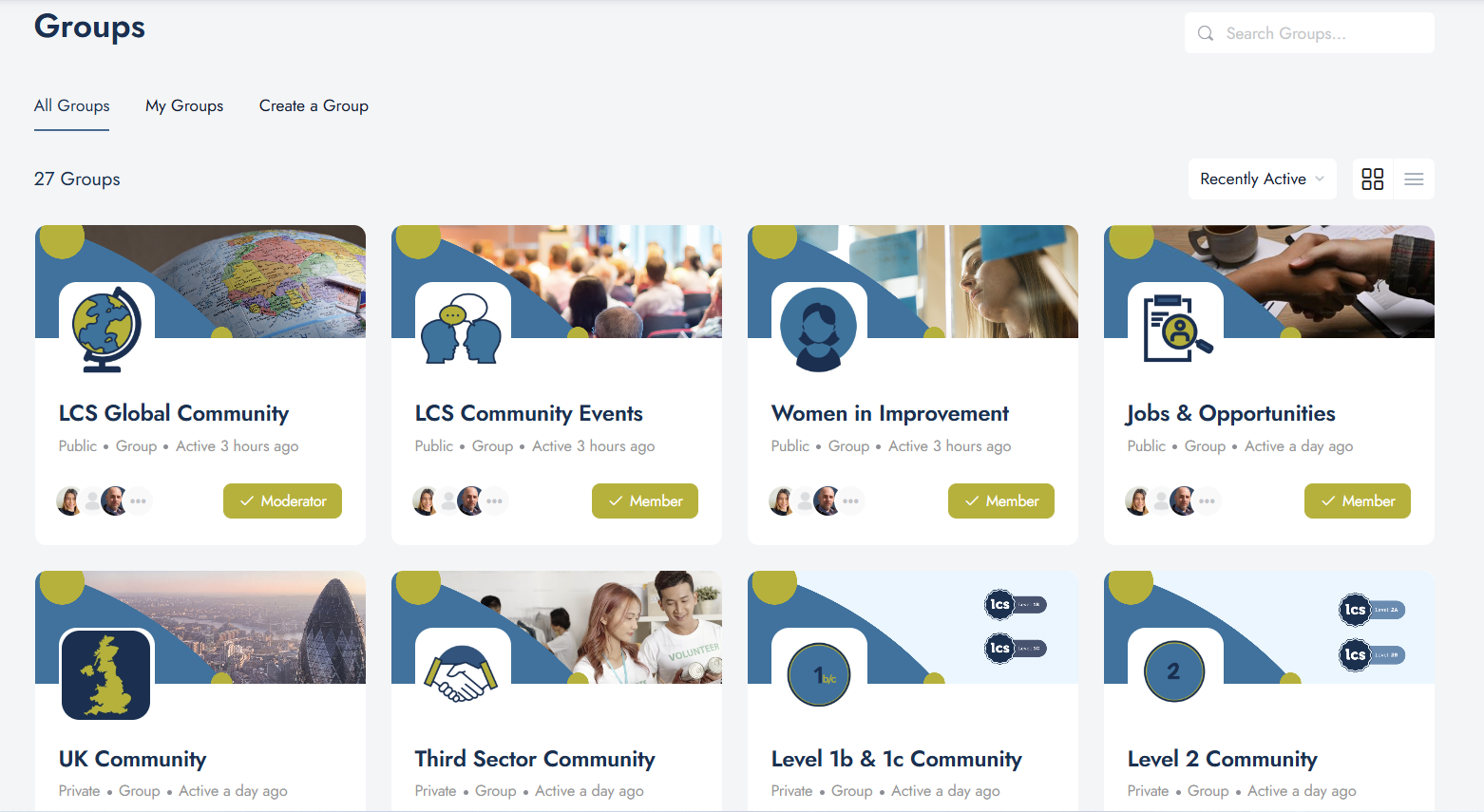 Groups
